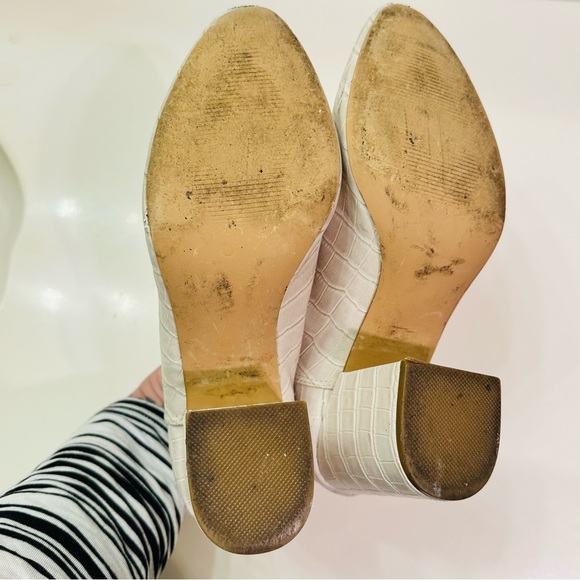 Steve Madden Rookie Bootie White Pearl Croc 10 - Picture 7 of 10